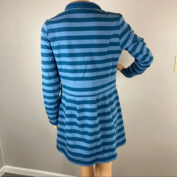 Matilda Jane Women's XS Fall Breeze Blue Striped jacket Full Button - Picture 3 of 7